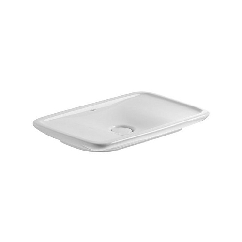 Duravit PuraVida Раковина 70x42см., накладная, без отв., без перелива, цвет: белый