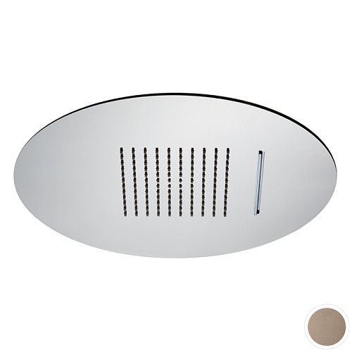 Newform Head Showers Верхний душ 40cм, потолочный, скрытый, дождь/водопад, цвет: copper glossy