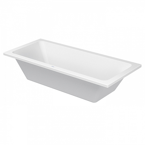 Duravit D-Code  Ванна акриловая 180х80x40см , встраиваемая, с 2 наклонами для спины, выпуск центральный, цвет: белый