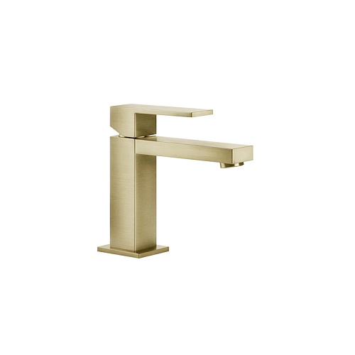 Gessi Rettangolo Смеситель для раковины, на 1 отв., цвет: Brass Br. PVD