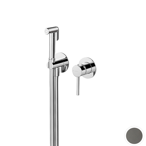 Newform Shut Off Гигиенический душ, внешняя часть, цвет: PVD gun metal