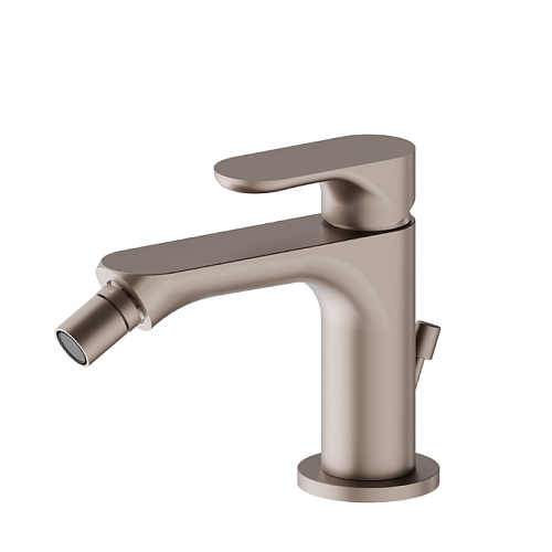 Newform Linfa II Смеситель для биде, 1 отв., с донным клапаном, цвет: copper glossy