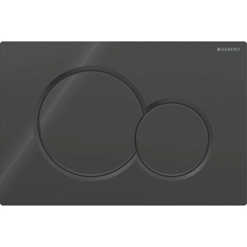 Geberit Sigma01 Клавиша для двойного смыва, круглая: Черный