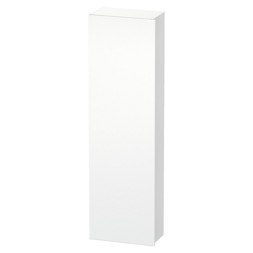 Duravit DuraStyle Шкаф 40х24х140см., подвесной, левый, 1 дверь, 4 стеклянные полки, цвет: белый матовый