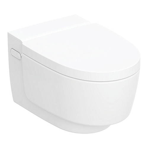 Geberit AquaClean Mera Comfort Унитаз-биде подвесной, KeraTect, панель белая, цвет: белый глянцевый