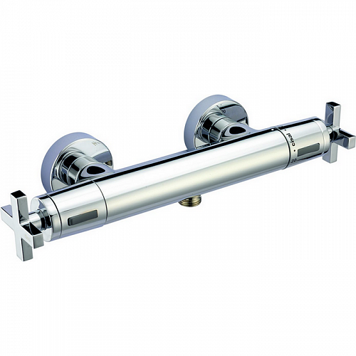 CISAL Barcelona Quad Смеситель термостатический настенный для душа, цвет: хром 