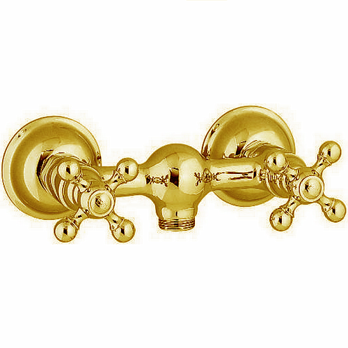 CISAL Arcana Смеситель двухвентильный настенный для душа, цвет: золото