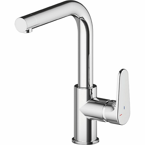 CISAL Кухонные смесители Смеситель однорычажный на 1 отв. для кухни,с поворотным изливом 190 мм, цвет: хром