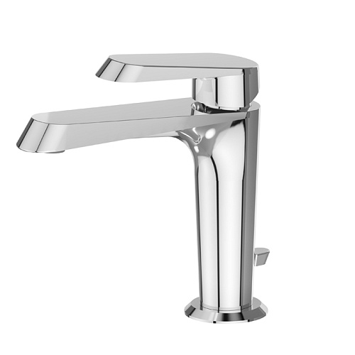 Newform Nio Смеситель для раковины, 1 отв., с донным клапаном, цвет: хром