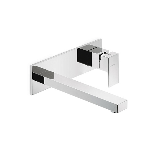 Newform Ergo Q Смеситель для раковины, встраиваемый, длинный излив, внешняя часть, цвет: хром