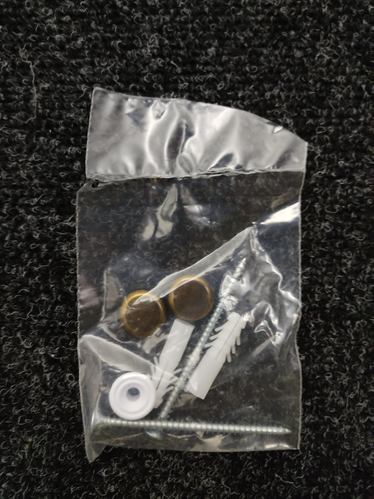 KERASAN Крепление вертикальное для напольных унитазов/биде, цвет бронза