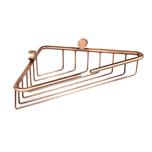 TW Bristol 534, подвесная полочка-решетка угловая 21x21xh5, цвет: золото 