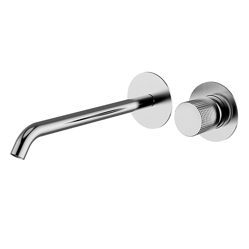 Cisal X32 Смеситель для раковины, встраиваемый, цвет: Brushed Stainless Steel