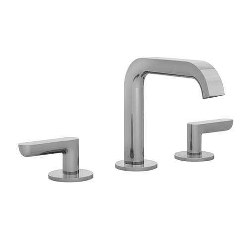 Fantini Icona Deco Смеситель для раковины, 3 отв., без донного клапана, излив: 14.5см, цвет: никель 