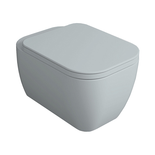 Simas Henges Унитаз подвесной 38х55см.,безободковый, цвет: tela matt