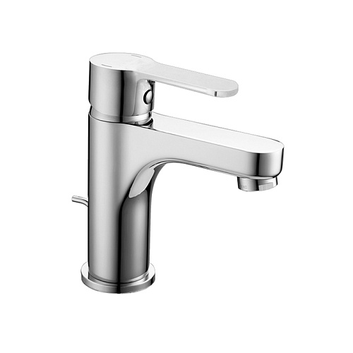 Cisal Tender Смеситель для раковины, на 1 отв., с донным клапаном, цвет: хром