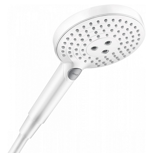 Hansgrohe Raindance Select S Ручной душ 120 3jet, Rain, RainAir, Whirl, цвет: белый матовый