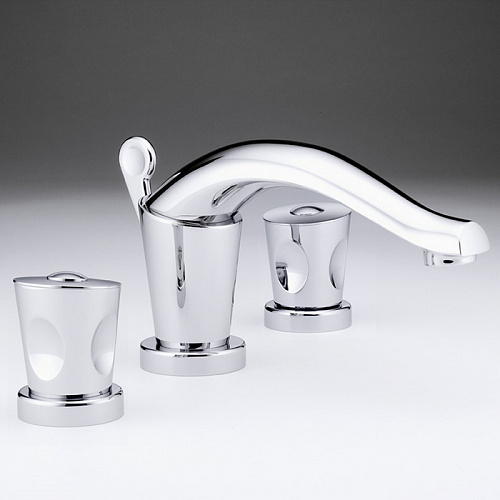 THG Bagatelle metal Смеситель для раковины, 3 отв., цвет: хром