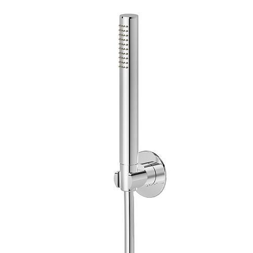 Newform X-STEEL 316 Душевой гарнитур, настенный держатель с ручным душем и шлангом 150 см, цвет: хром