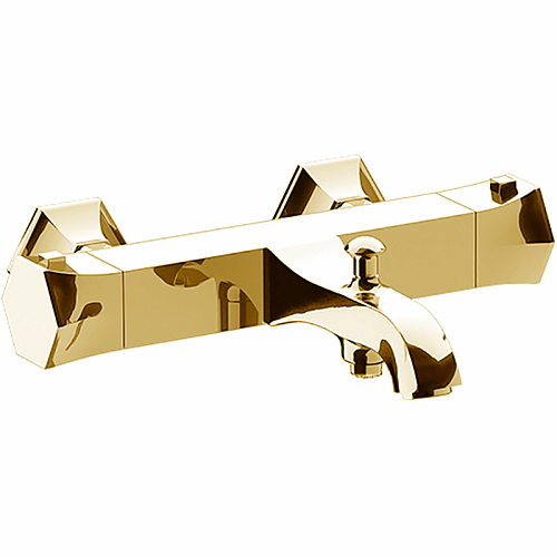 CISAL Cherie Смеситель термостатический настенный для ванны/душа, цвет: золото