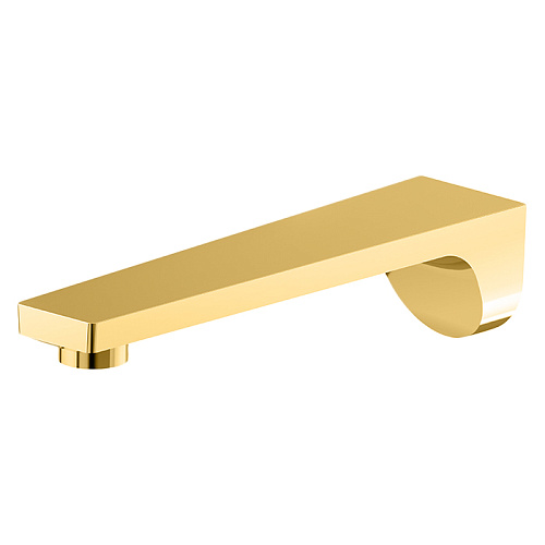 Newform ParkLE Излив для ванны, настенный, 1/2”, цвет: PVD glossy gold