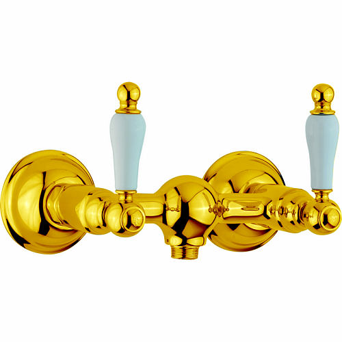 CISAL Arcana Toscana Смеситель для душа без душевого комплекта, цвет: золото/белый