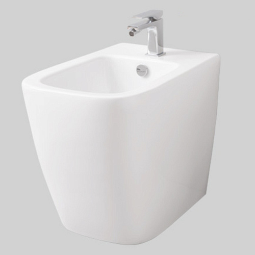 Artceram A16 Биде напольное 36х52 см, 1 отверстие, saniglaze, цвет: белый матовый