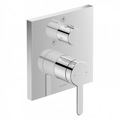 Duravit C.1 Смеситель для душа, встраиваемый, с переключателем потоков, цвет: хром