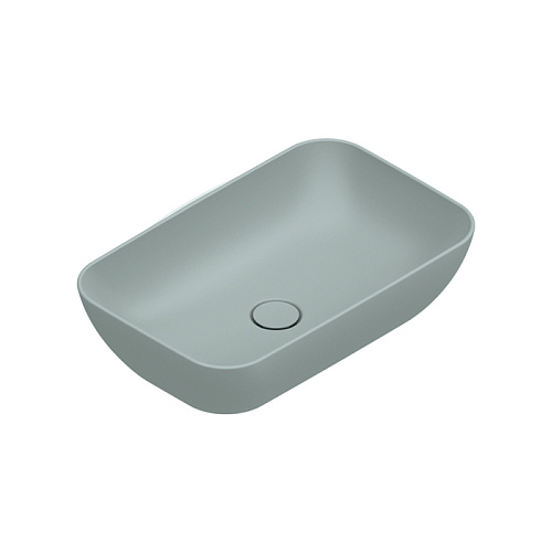 Catalano Green Раковина 60x38см накладная, без отв., цвет: Aqua Satinato