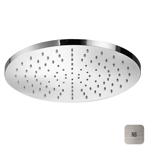 Almar Round Верхний душ круглый, 30см, латунь, цвет: Nichel Brushed