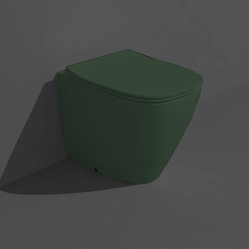 Simas Juniper Унитаз напольный 53,5x370xh42см, смыв Tornado, безободковый, цвет: mirto matt