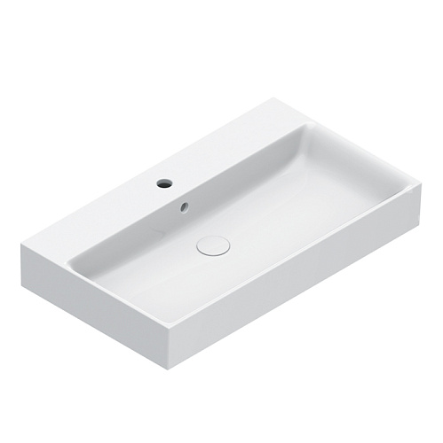 Catalano Premium Раковина 80x47см, с 1 отв., цвет: белый глянцевый