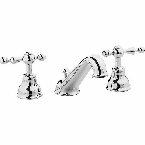 CISAL Arcana America Смеситель для биде на 3 отверстия, с донным клапаном, цвет: хром