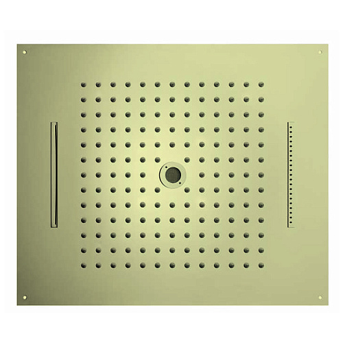 BOSSINI  DREAM/4 Верхний душ 570 x 470 mm, 4 режима (дождь, каскад, водопад моноструя), цвет: золото