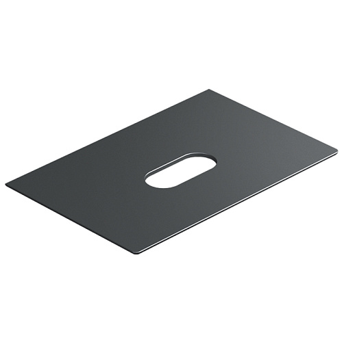 Catalano Столешница керамическая 75x50см, с отверстием , цвет: черный матовый