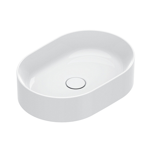 Catalano Zero Раковина накладная, без перелива 50x35хh12см, цвет: белый глянцевый
