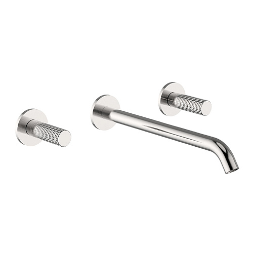 Cisal X32 Смеситель для раковины, встраиваемый, излив: 25см., цвет: Brushed Stainless Steel