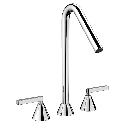 Nicolazzi Flag Смеситель для раковины, на 3 отв, h: 17см., цвет: хром