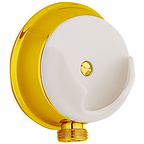 CISAL Arcana Держатель ручного душа настенный, с выводом для воды, цвет: золото