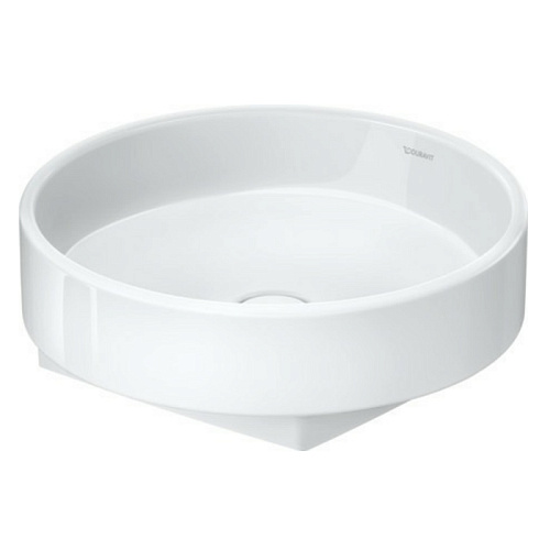 Duravit Balcoon Раковина 45см., накладная, без отв., круглая, без перелива, DuraShield, цвет: белый матовый