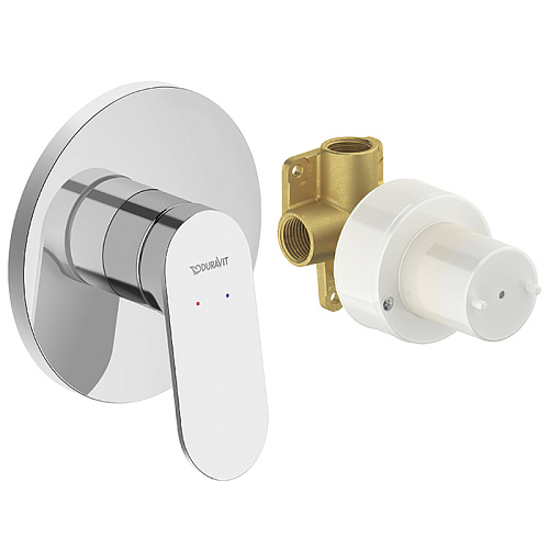 Duravit Wave Смеситель для душа, встраиваемый, цвет: хром