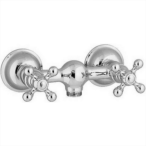 CISAL Arcana Смеситель двухвентильный настенный для душа, цвет: хром