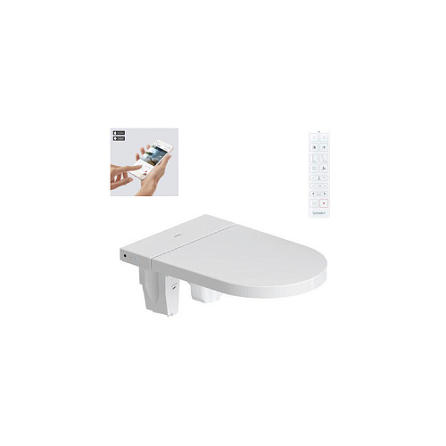 Duravit SensoWash Starck f Plus Сиденье для унитаза 37.8x57.3x21.8см., с душем, SoftClose, цвет: белый