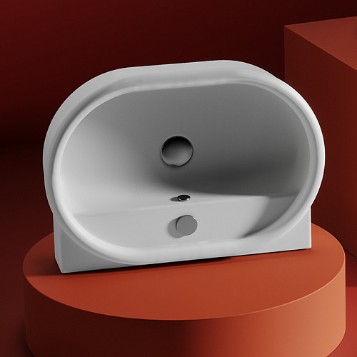 Artceram Brera Раковина 65х46х18см., накладная, без отв., цвет: белый глянцевый