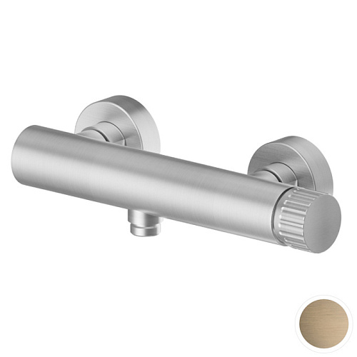 Newform Steel Line Смеситель для душа, настенный, цвет: pvd brushed pale gold