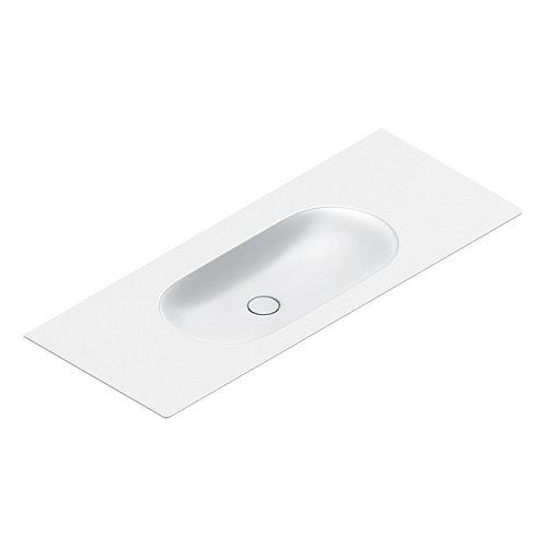 Catalano Sfera Раковина консоль 125x50см, без отв., цвет: белый матовый