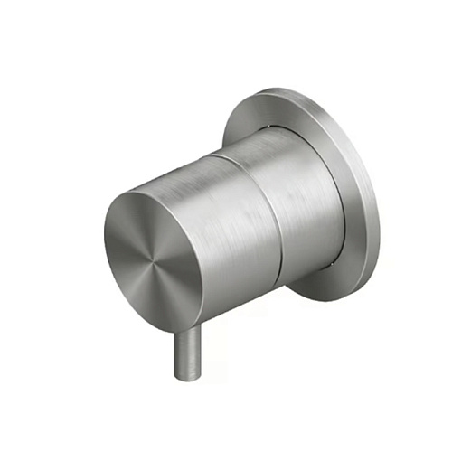 QuadroDesign Source Переключатель потоков, на 2 потребителя, цвет: Brushed Stainless Steel